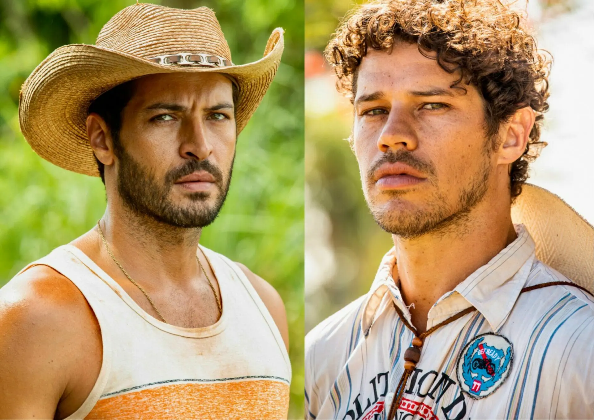 Levi (Leandro Lima) e Tadeu (José Loreto) em Pantanal