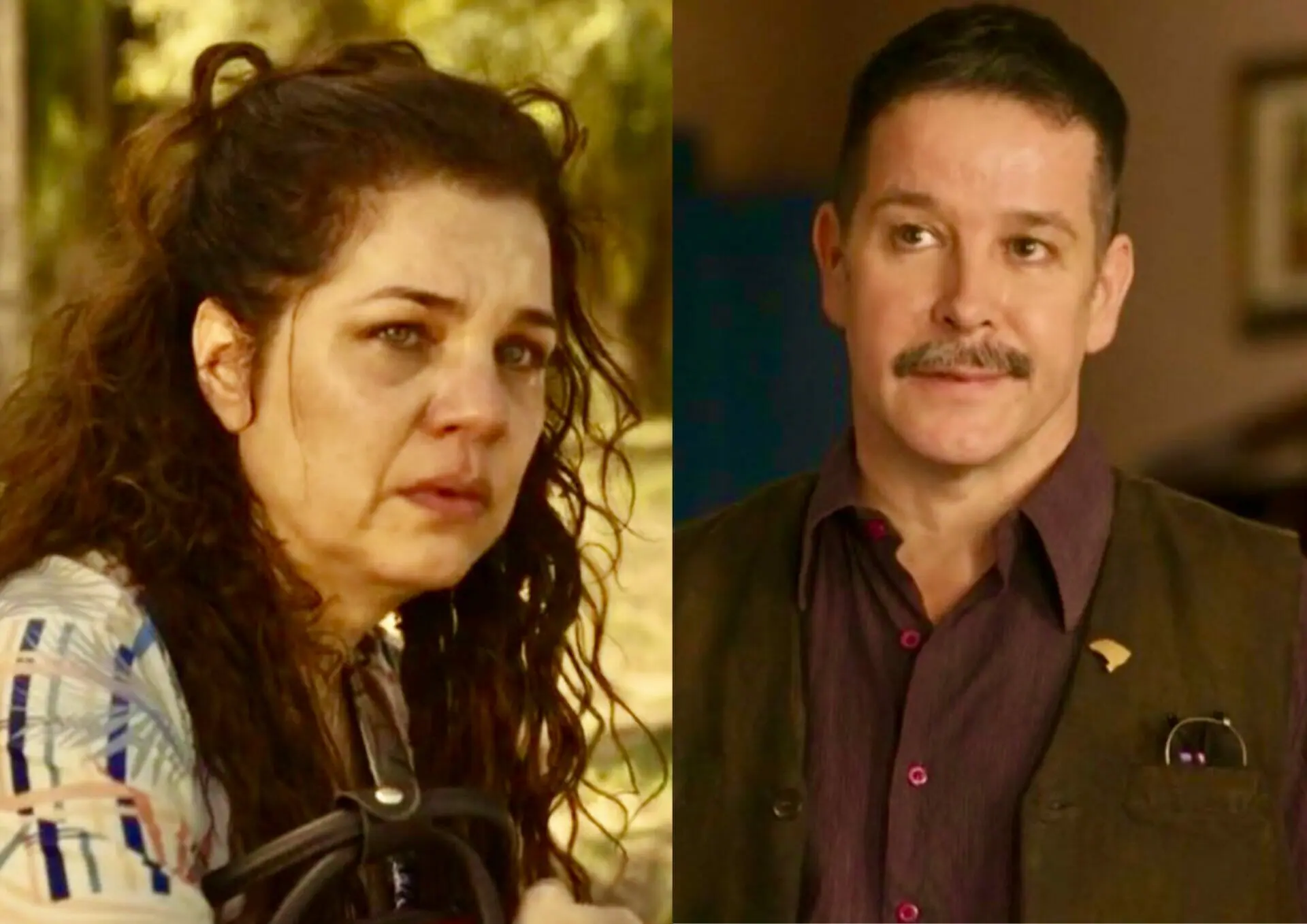 Maria Bruaca (Isabel Teixeira) e Tenório (Murilo Benício) de Pantanal