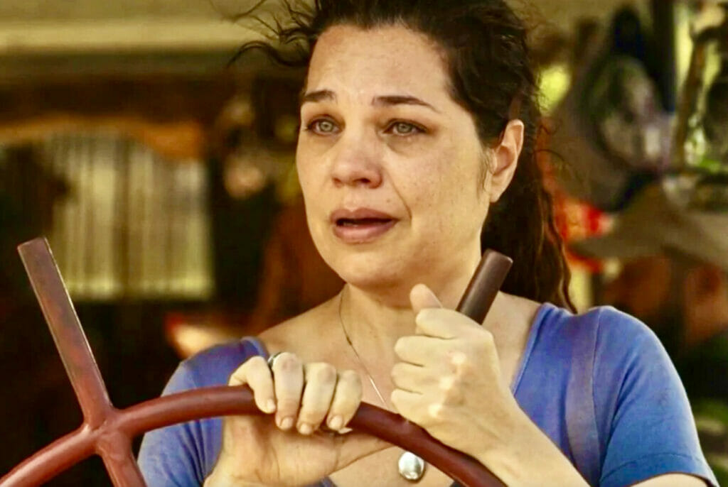 Maria Bruaca (Isabel Teixeira) na novela Pantanal