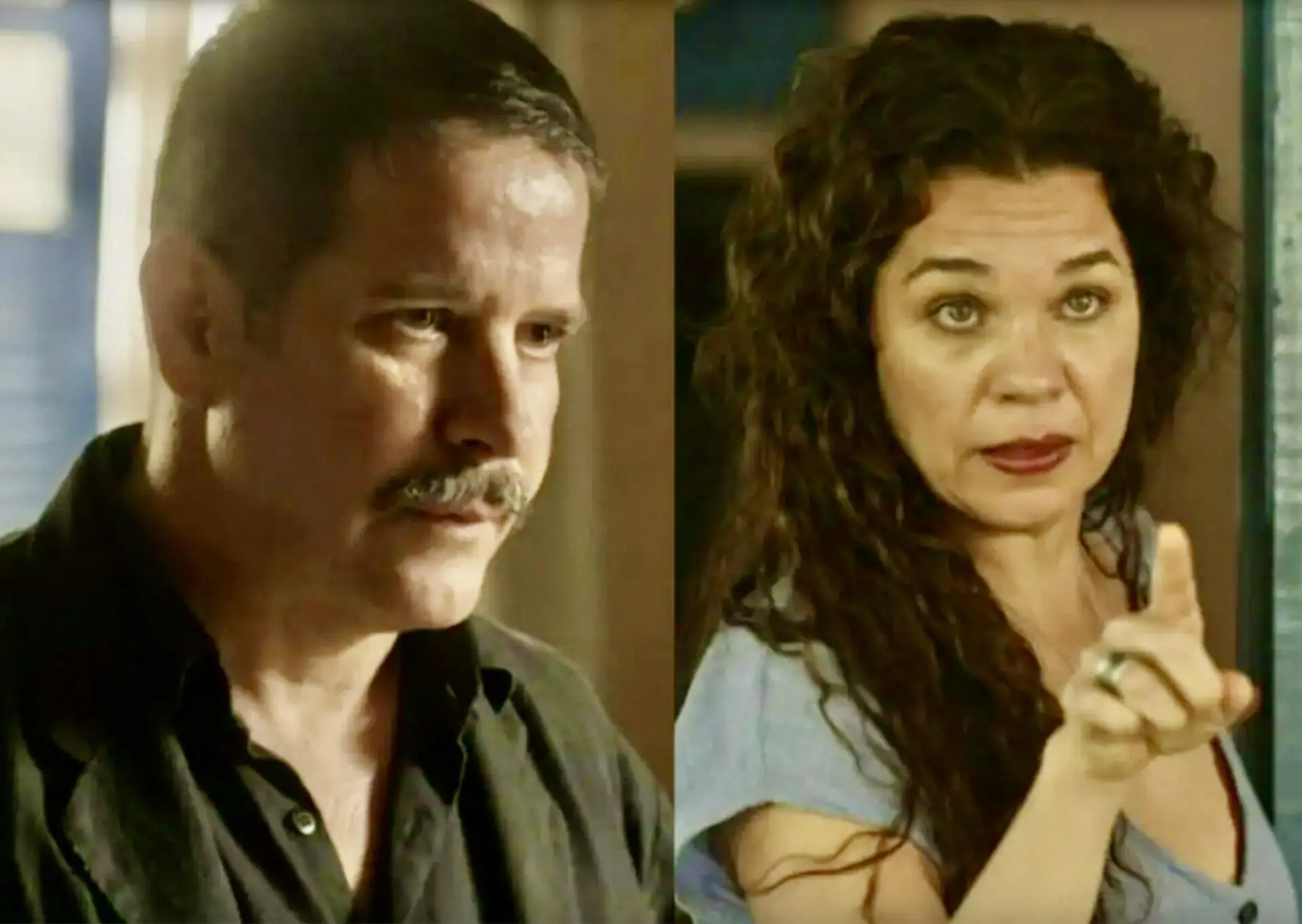 Tenório (Murilo Benício) e Maria Bruaca (Isabel Teixeira) em Pantanal
