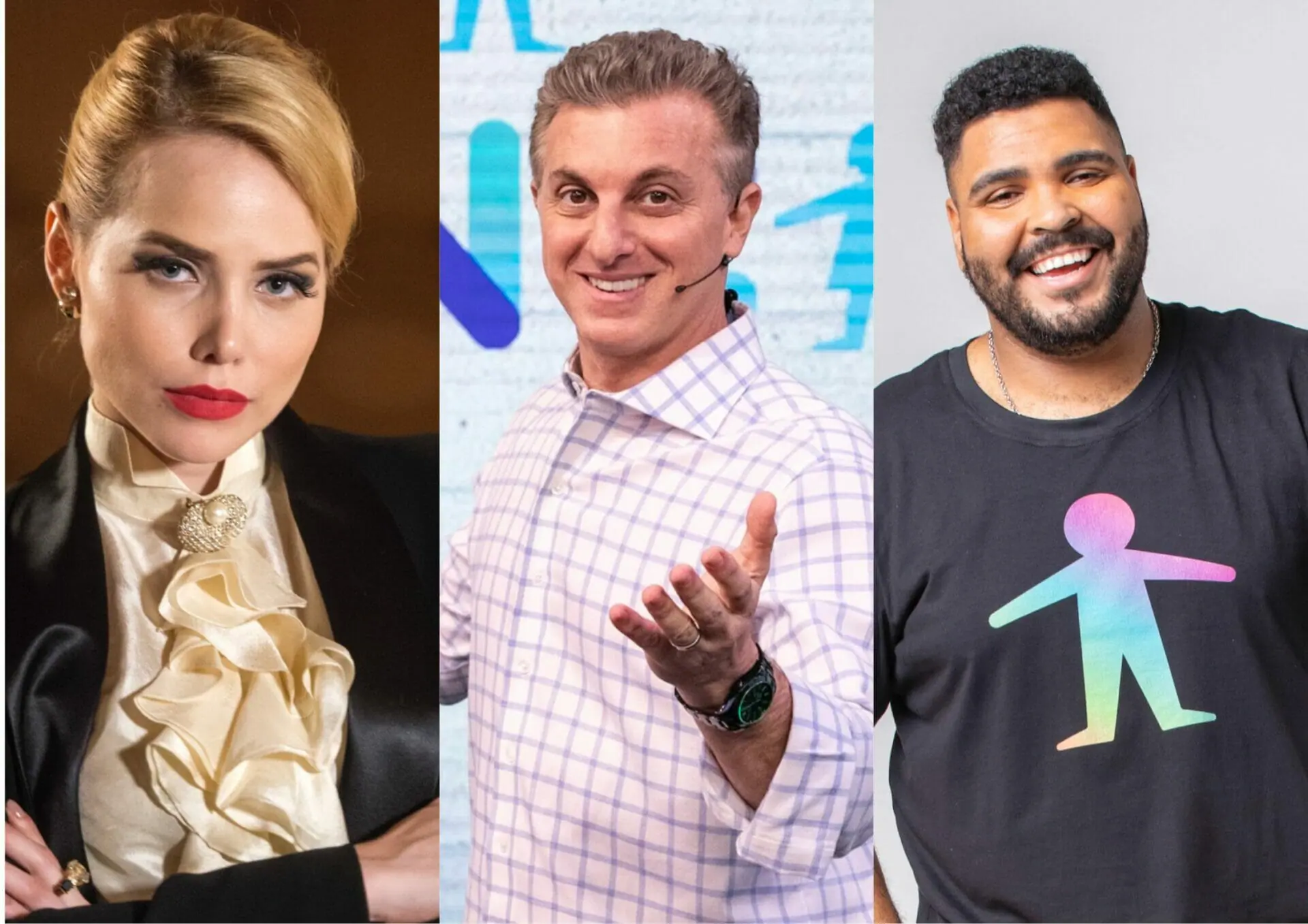 Letícia Colin, Luciano Huck e Paulo Vieira