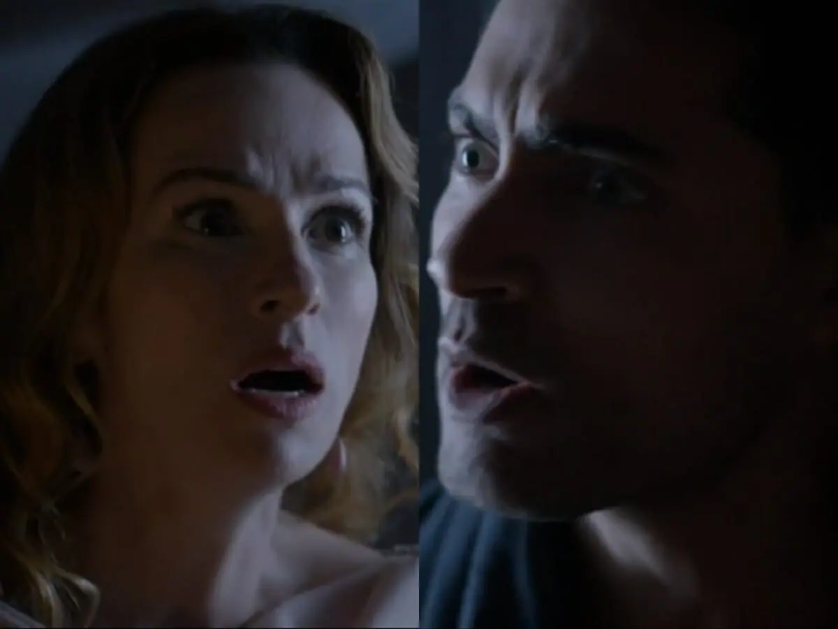 Ainoã (Francisca Queiroz) e Saul (Carlo Porto) de Reis