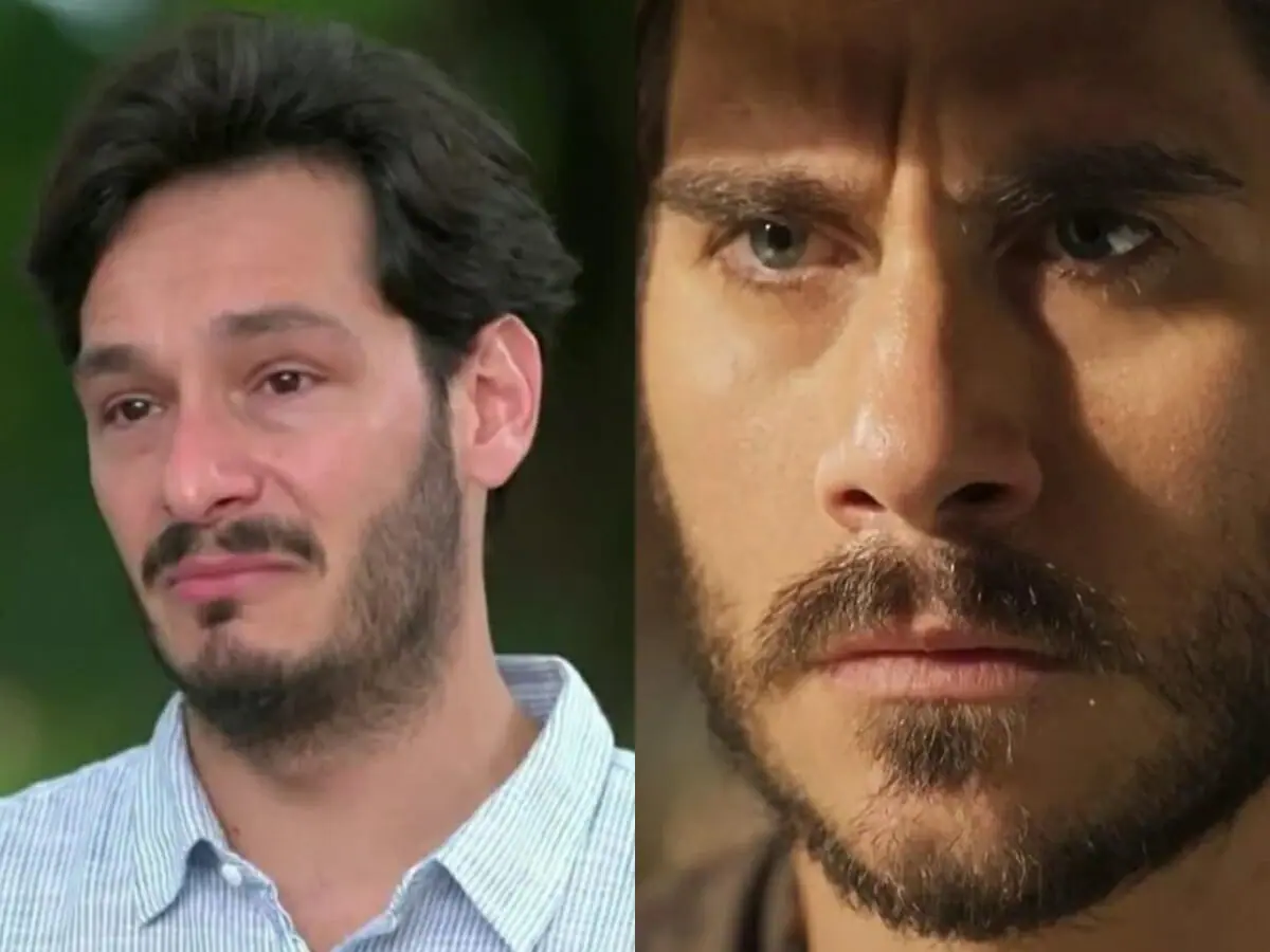 Bruno Luperi, autor de Pantanal, e Trindade (Gabriel Sater)