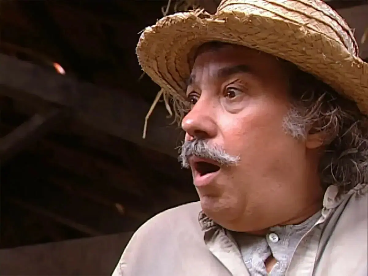 Calixto (Pedro Paulo Rangel) em O Cravo e a Rosa