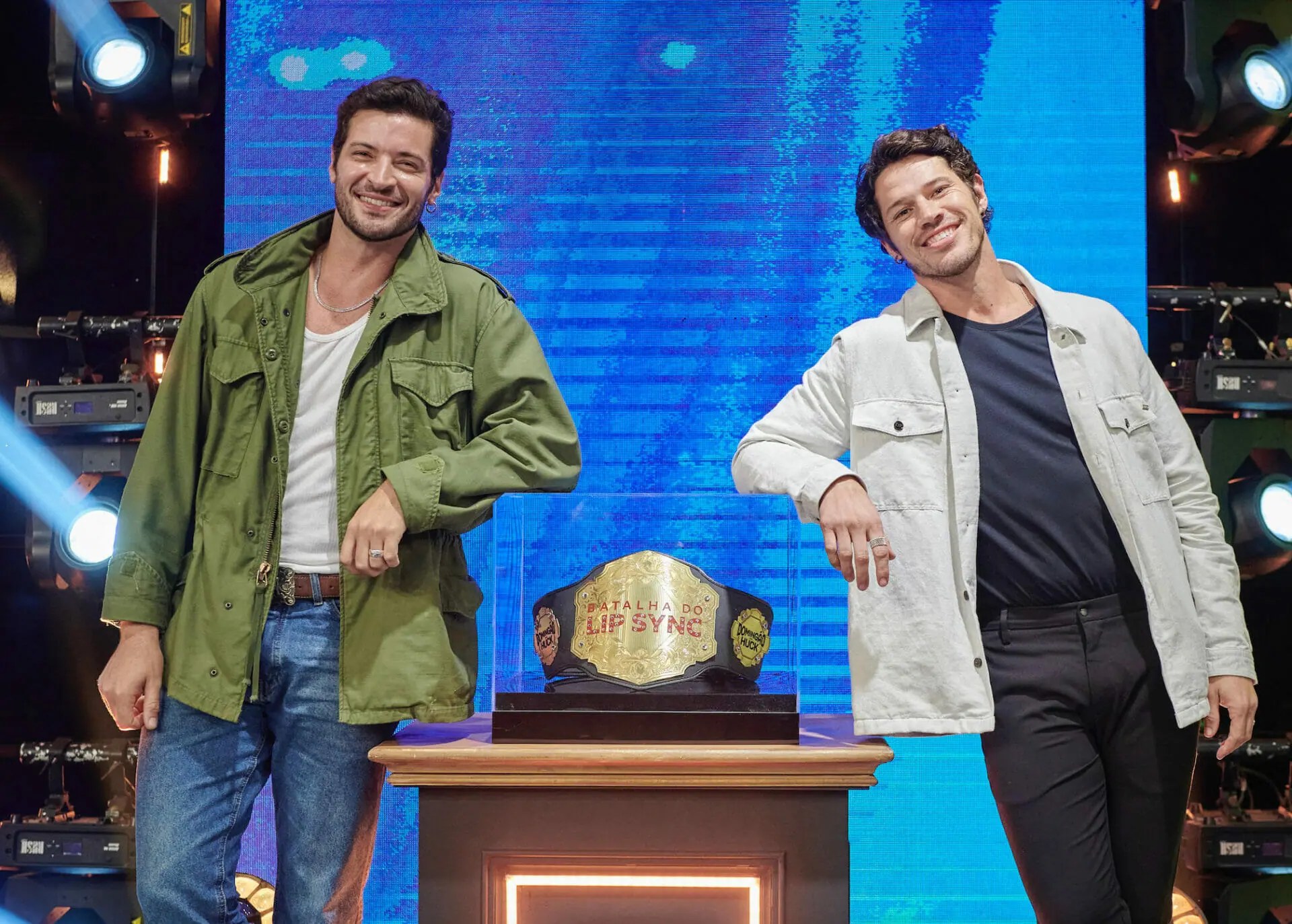José Loreto e Leandro Lima duelam na Batalha do Lip Sync