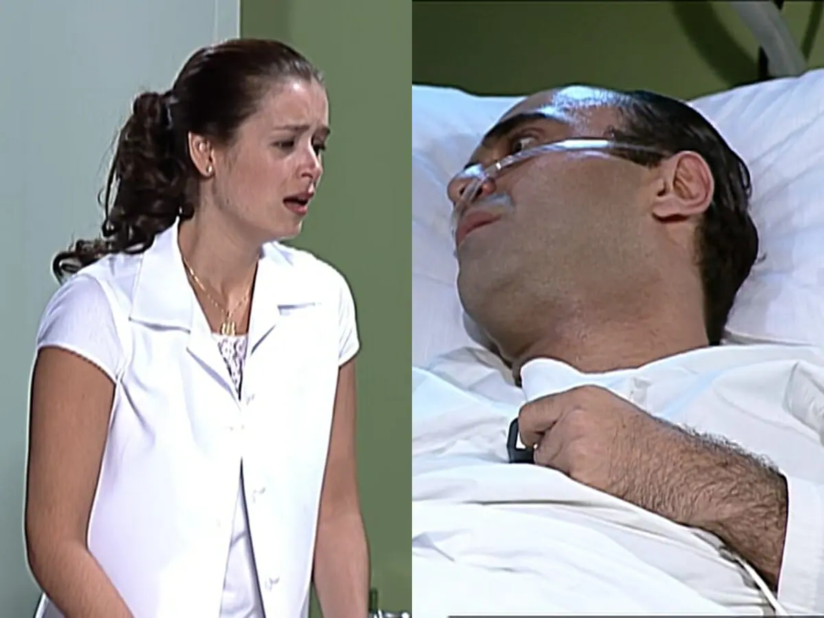 Esmeralda (Bianca Castanho) e Lúcio Malaver (Delano Avelar) de Esmeralda