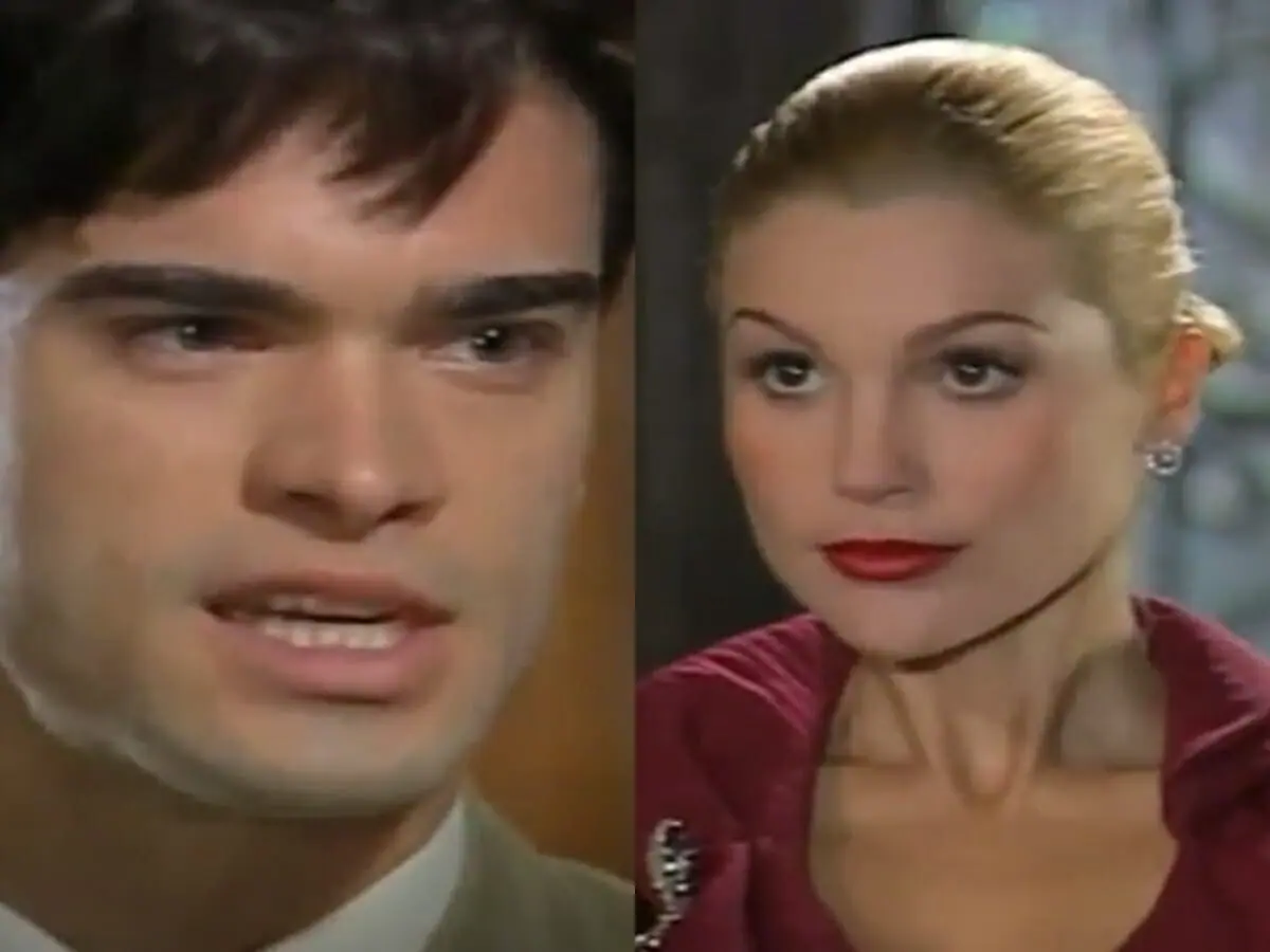 Felipe (Sidney Sampaio) e Cristina (Flávia Alessandra) de Alma Gêmea