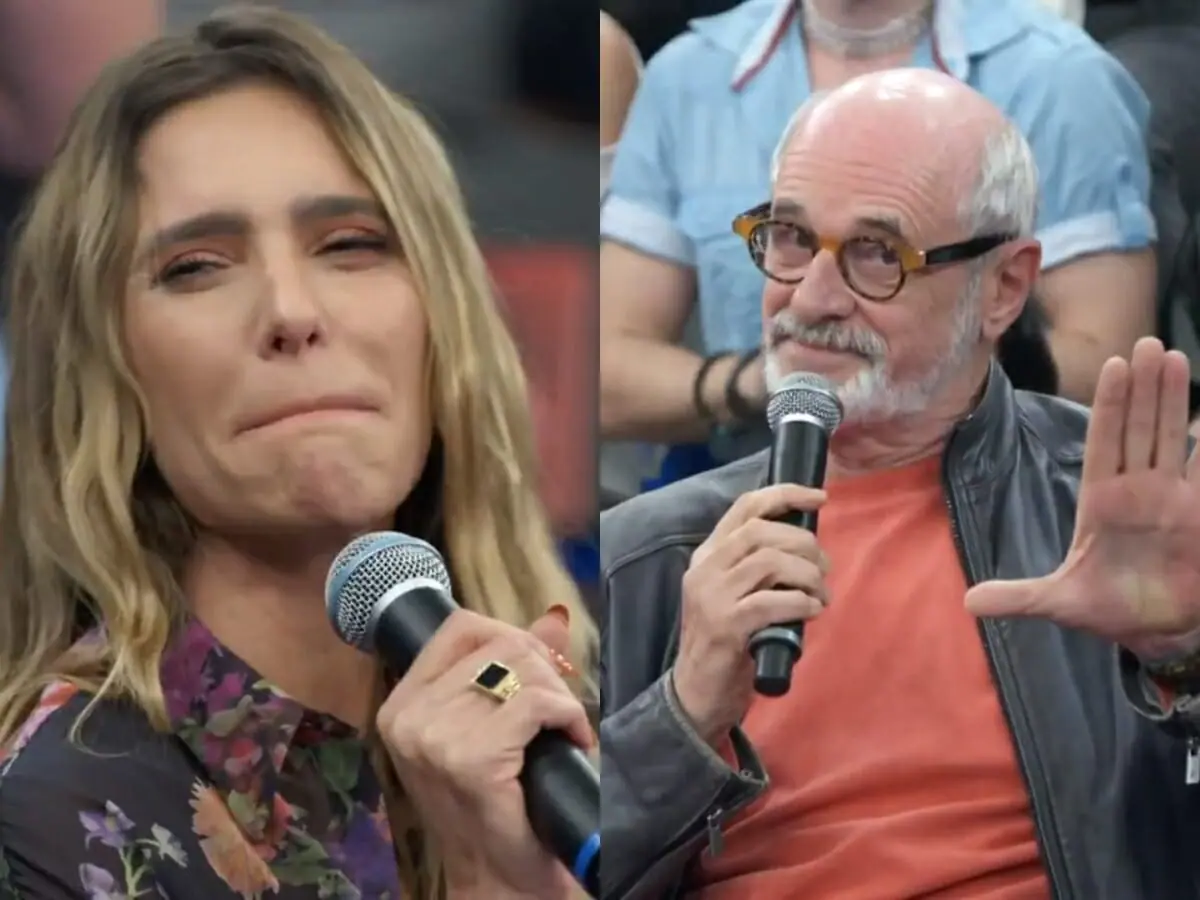 Fernanda Lima e Marcos Caruso no Altas Horas