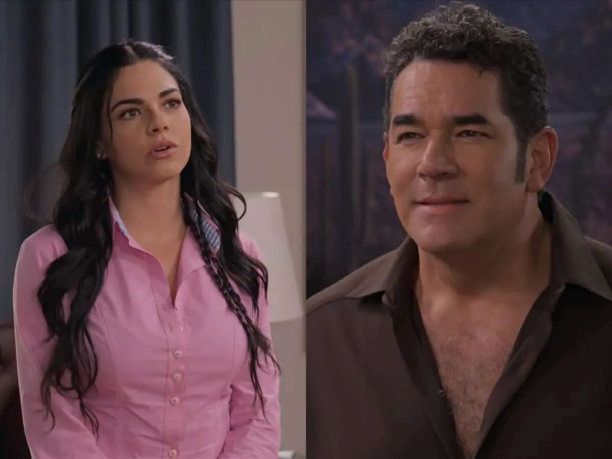 Fernanda (Livia Brito) e Otávio (Eduardo Santamarina) de A Desalmada