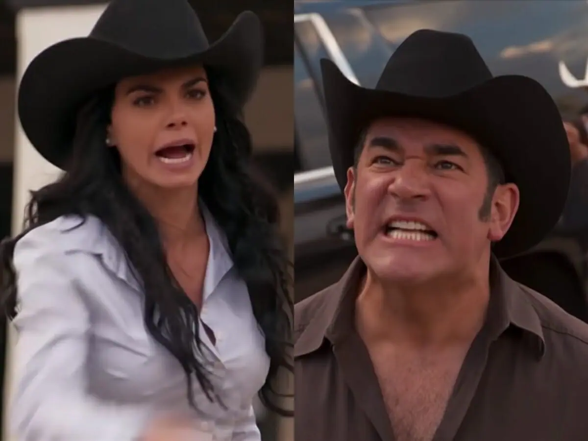 Fernanda (Livia Brito) e Otávio (Eduardo Santamarina) de A Desalmada
