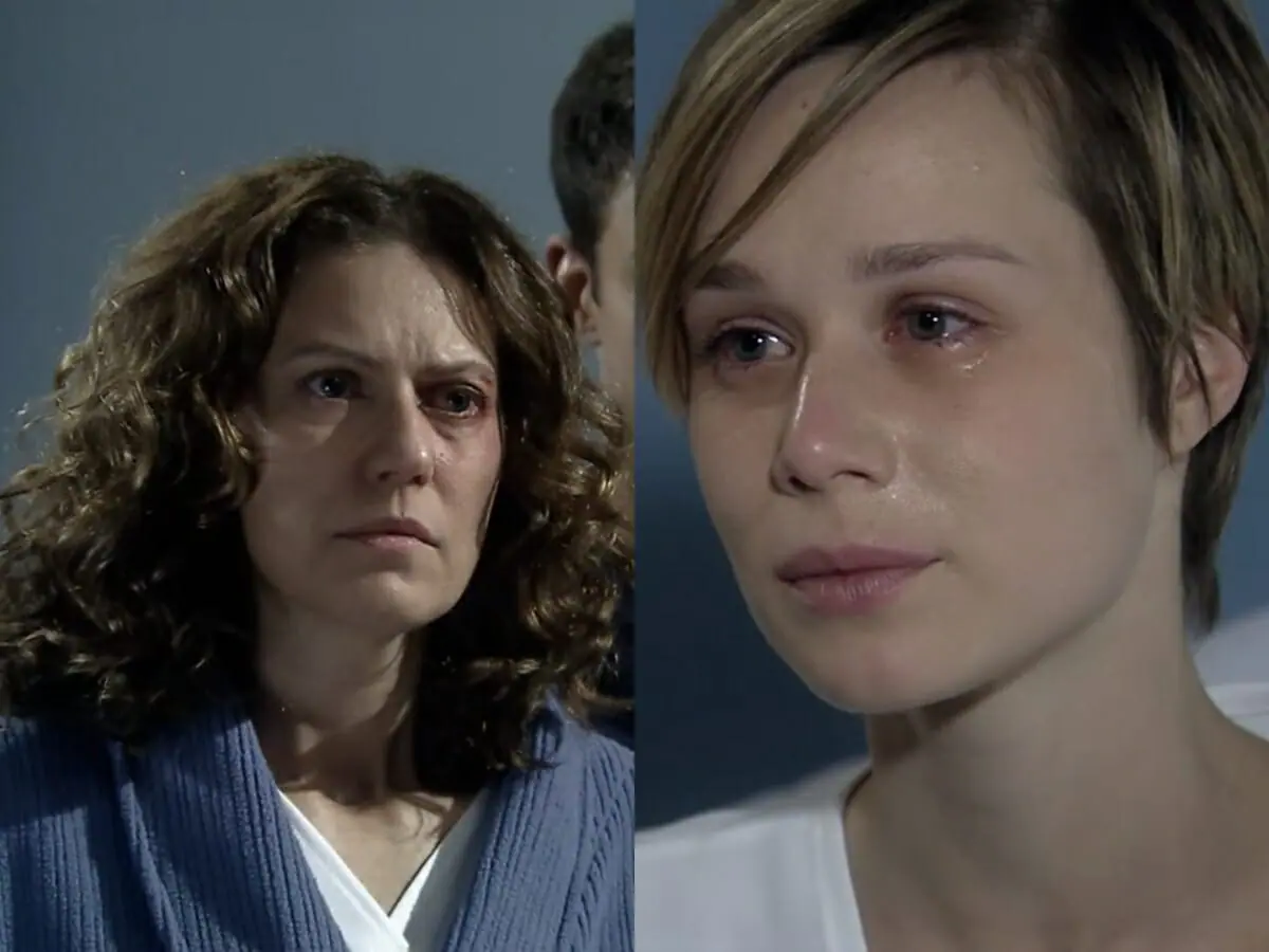 Flora (Patrícia Pillar) e Lara (Mariana Ximenes) de A Favorita