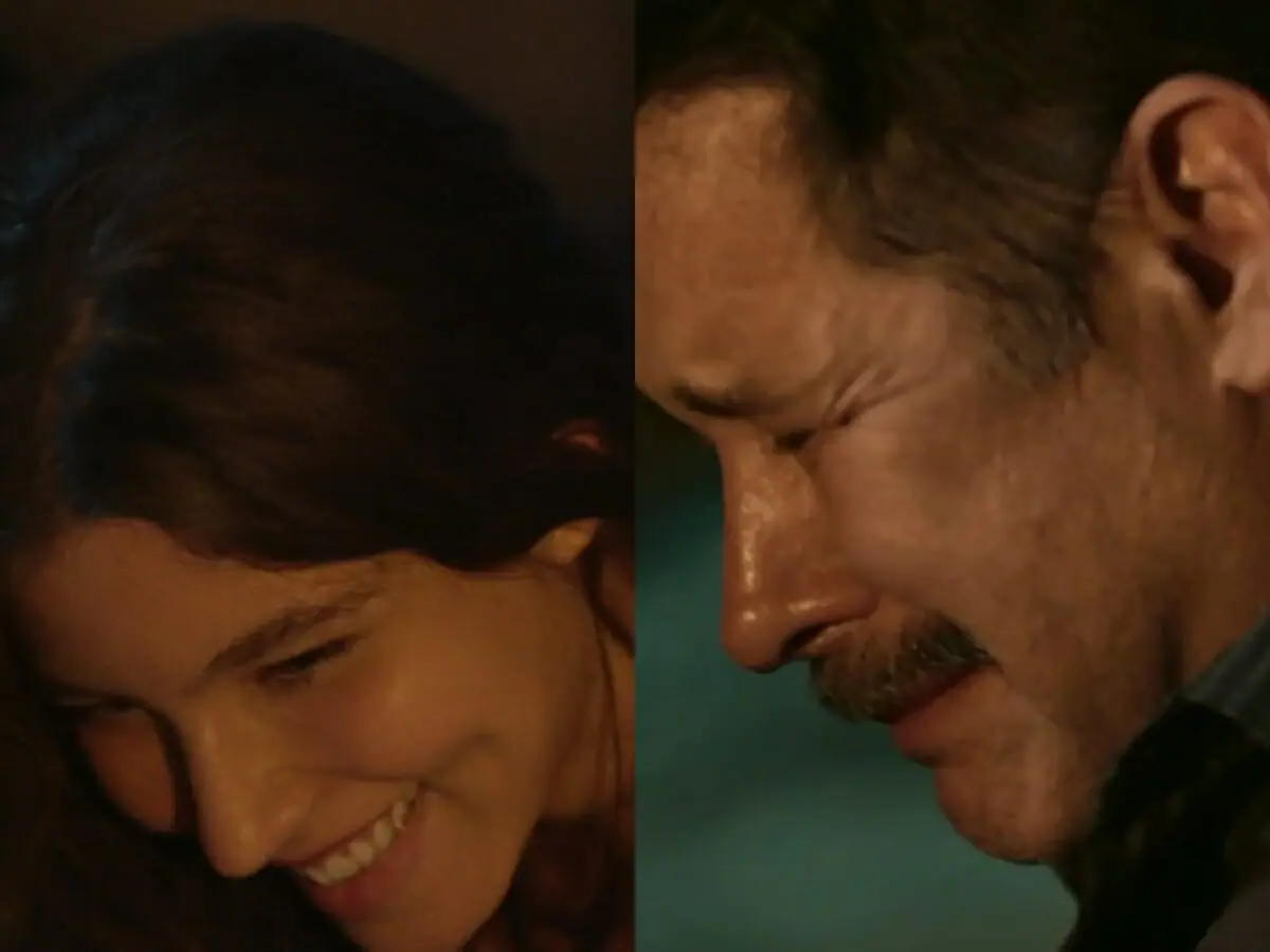 Juma (Alanis Guillen) e Tenório (Murilo Benício) de Pantanal