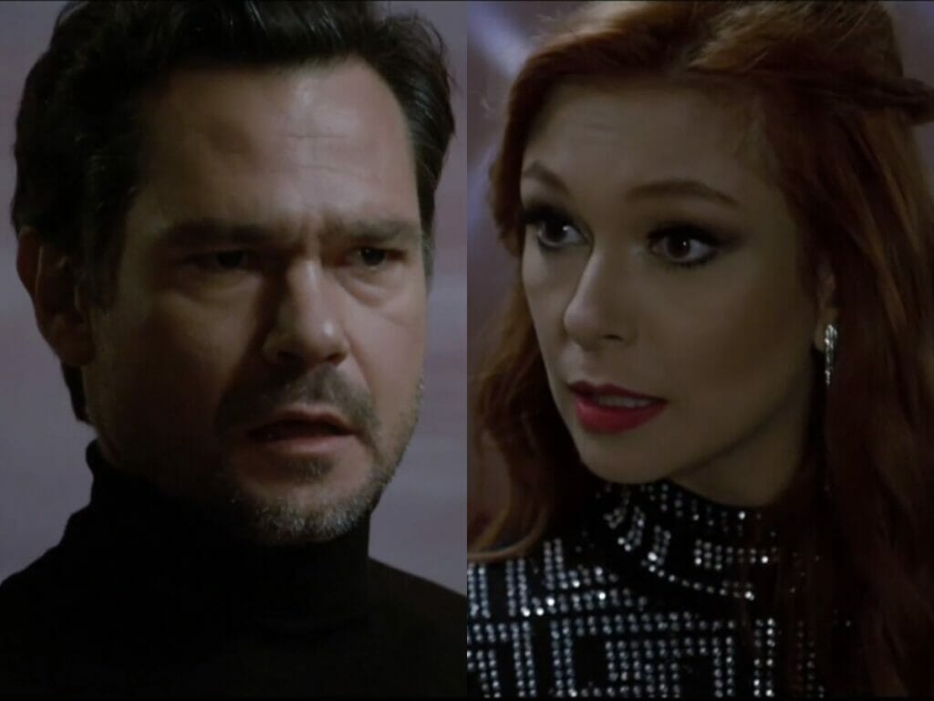 Leandro (Gabriel Gracindo) e Poderosa (Day Mesquita) de Amor Sem Igual