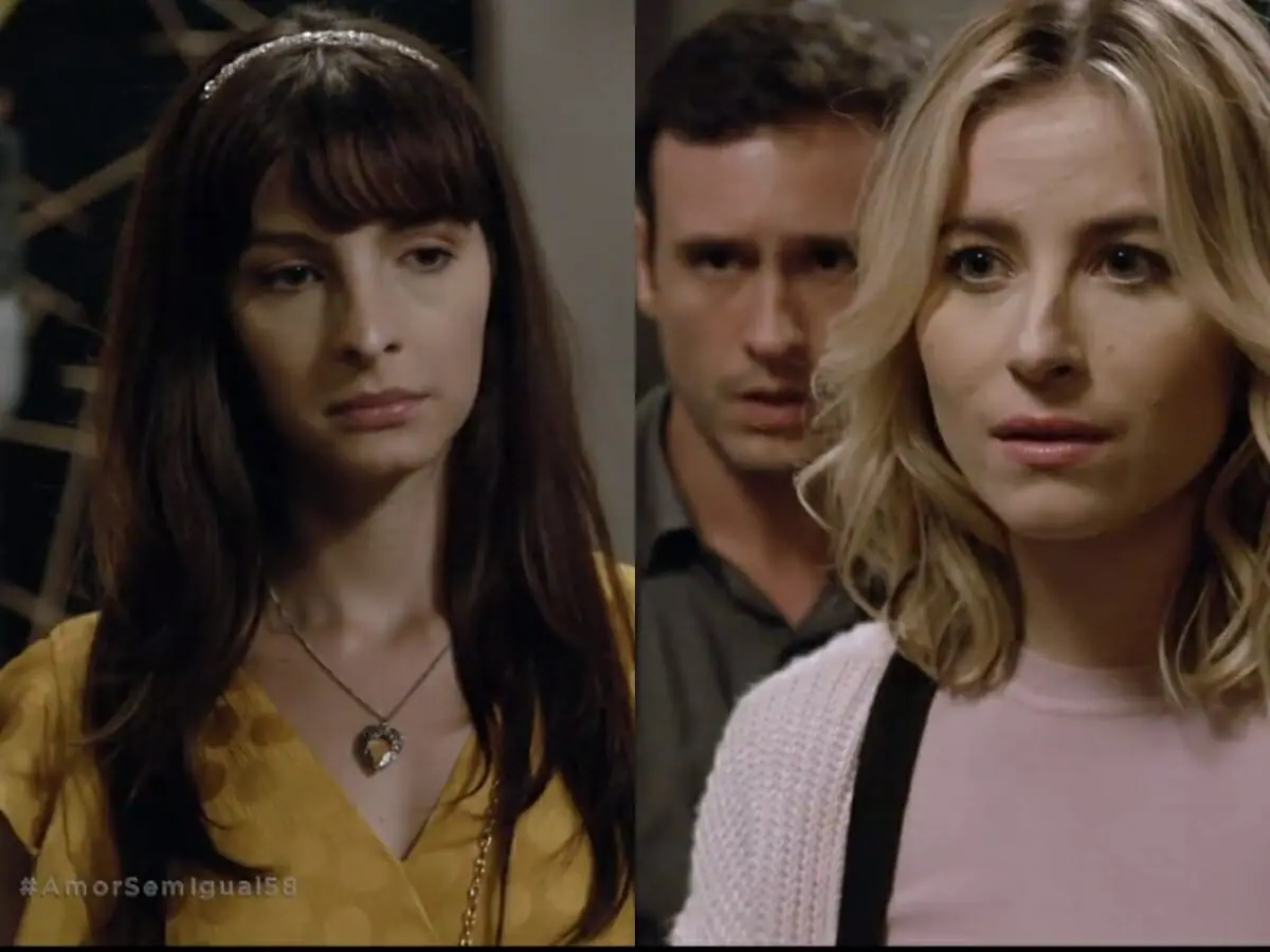 Maria Antônia (Michelle Batista) e Fernanda (Bárbara França) de Amor Sem Igual
