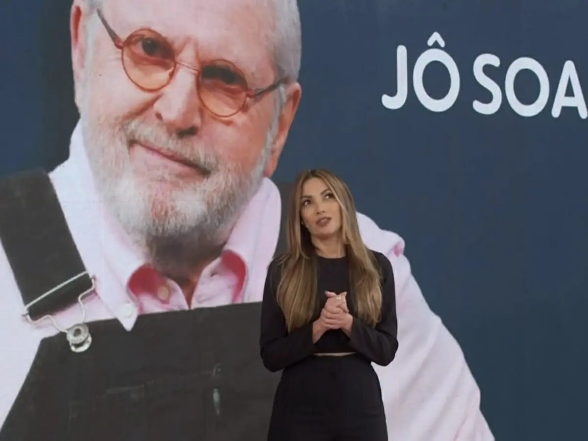 Patrícia Poeta no Encontro em homenagem a Jô Soares