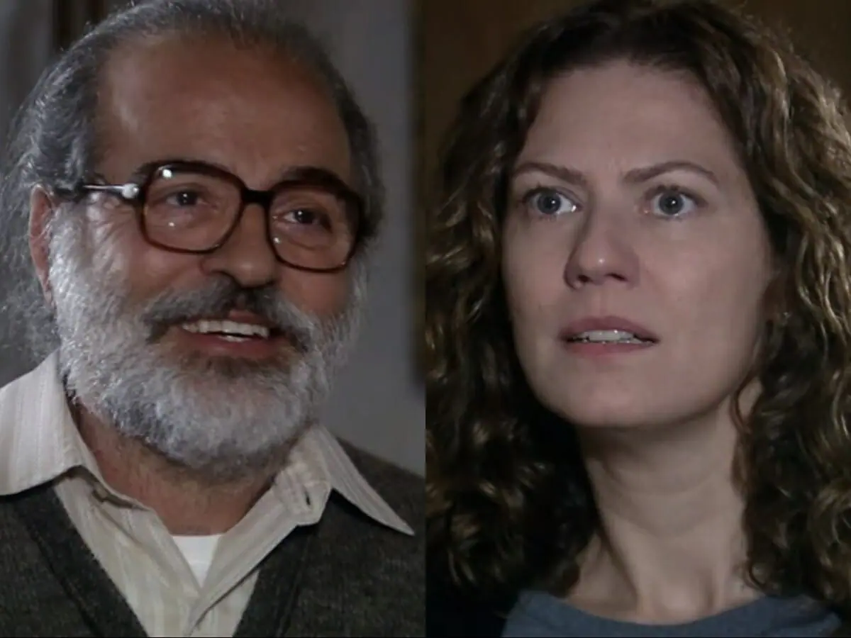 Pedro (Genézio de Barros) e Flora (Patrícia Pillar) de A Favorita