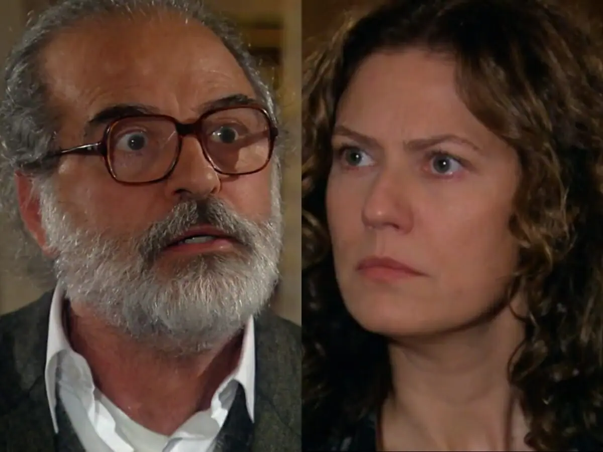 Pedro (Genézio de Barros) e Flora (Patrícia Pillar) de A Favorita