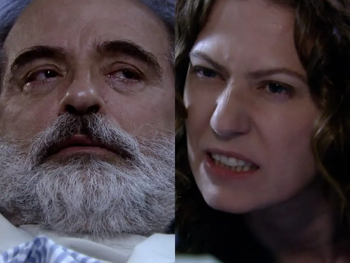 Pedro (Genézio de Barros) e Flora (Patrícia Pillar) de A Favorita