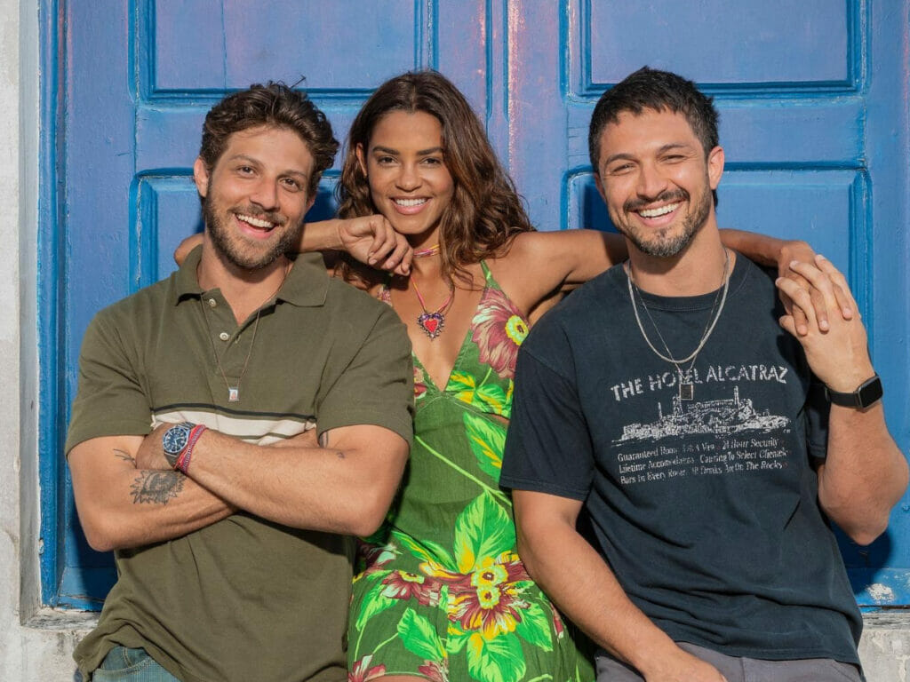 Lucy Alves, Rômulo Estrela e Chay Suede