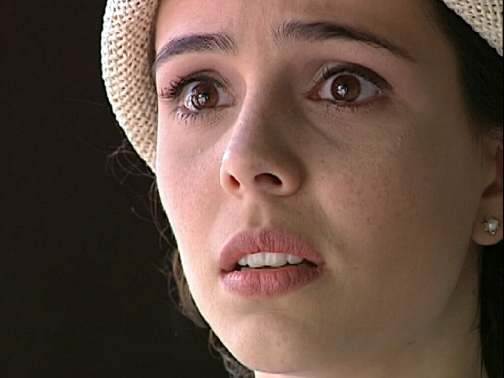 Candoca (Miriam Freeland) em O Cravo e a Rosa