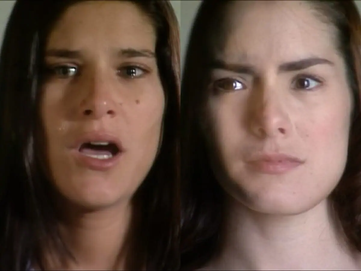 Serena (Priscila Fantin) e Luna (Liliana Castro) de Alma Gêmea