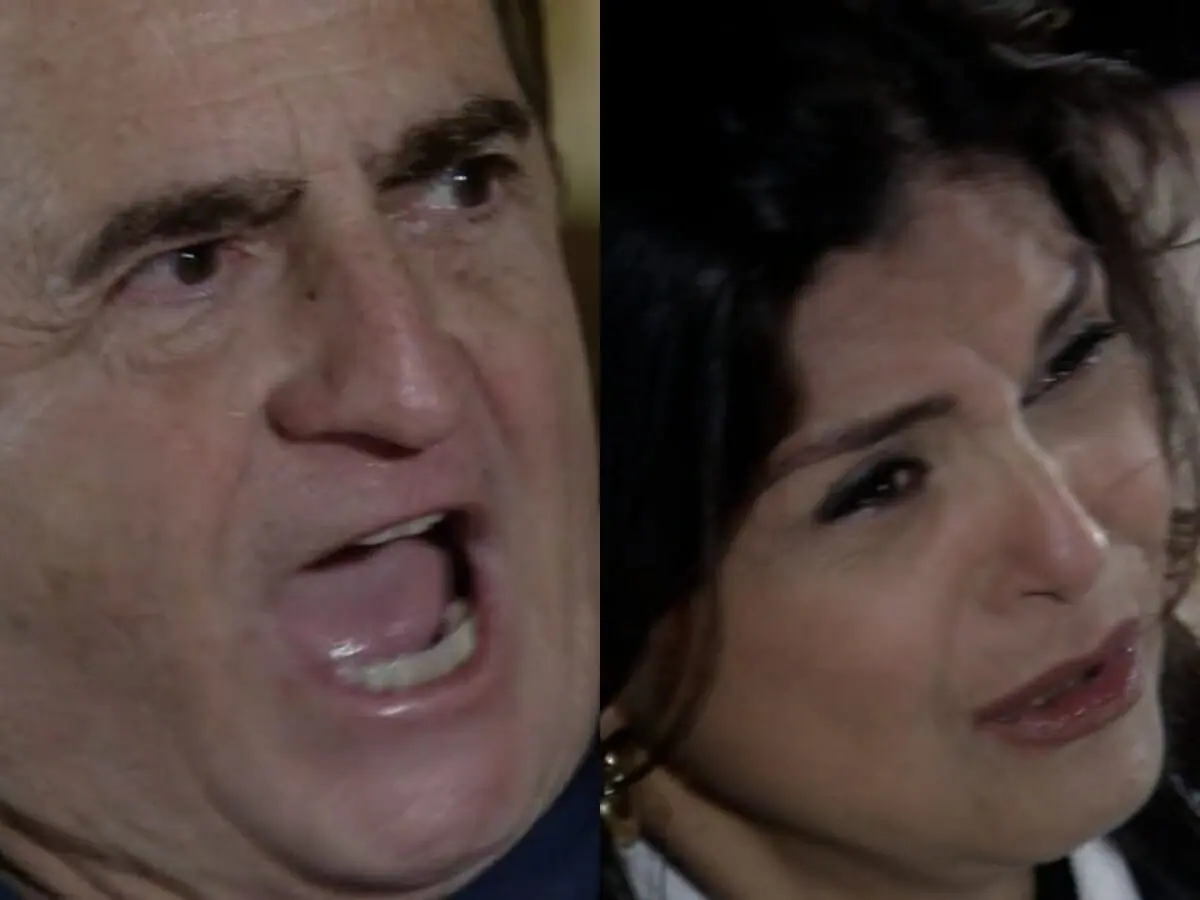 Silverinha (Ary Fontoura) e Cilene (Elizângela) de A Favorita