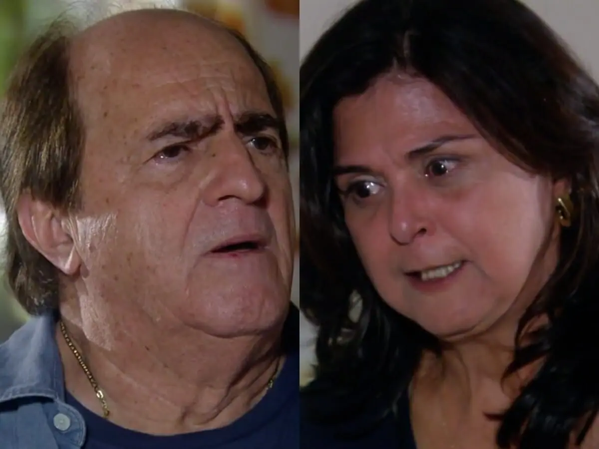 Silverinha (Ary Fontoura) e Cilene (Elizângela) de A Favorita
