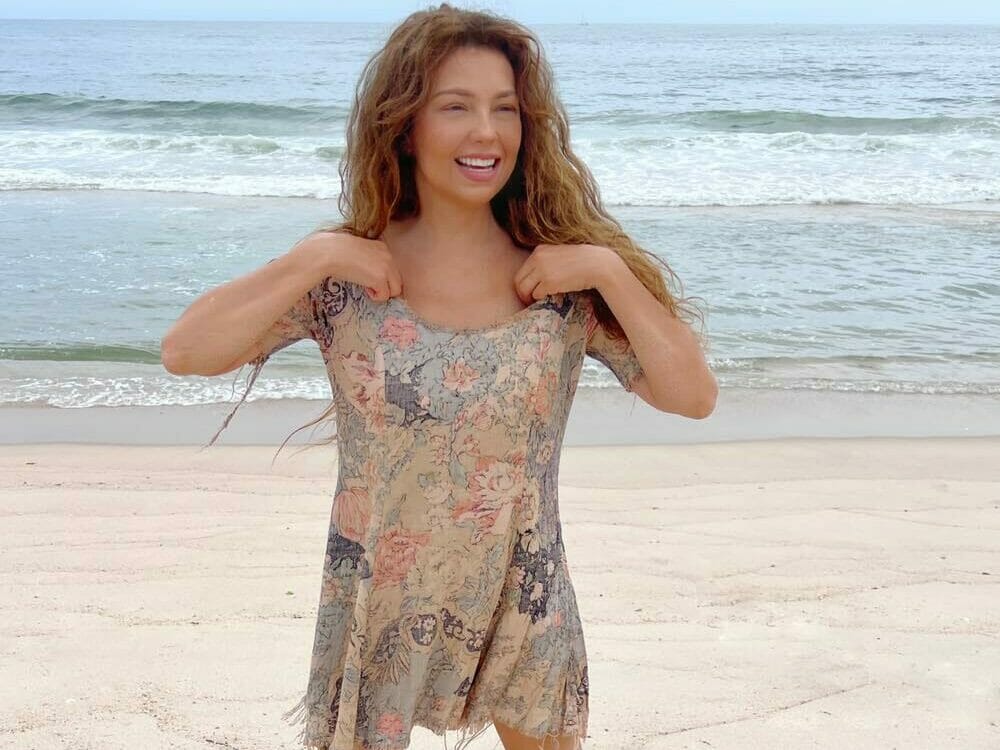 Thalía vestida de Marimar