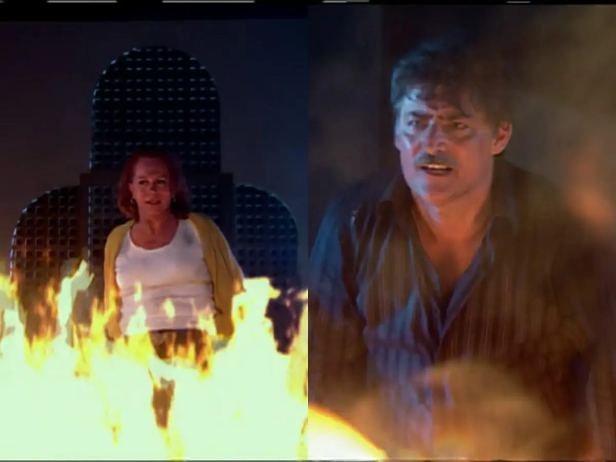 Vilma (Lucinha Lins) e Roberto (Giuseppe Oristanio) de Chamas da Vida