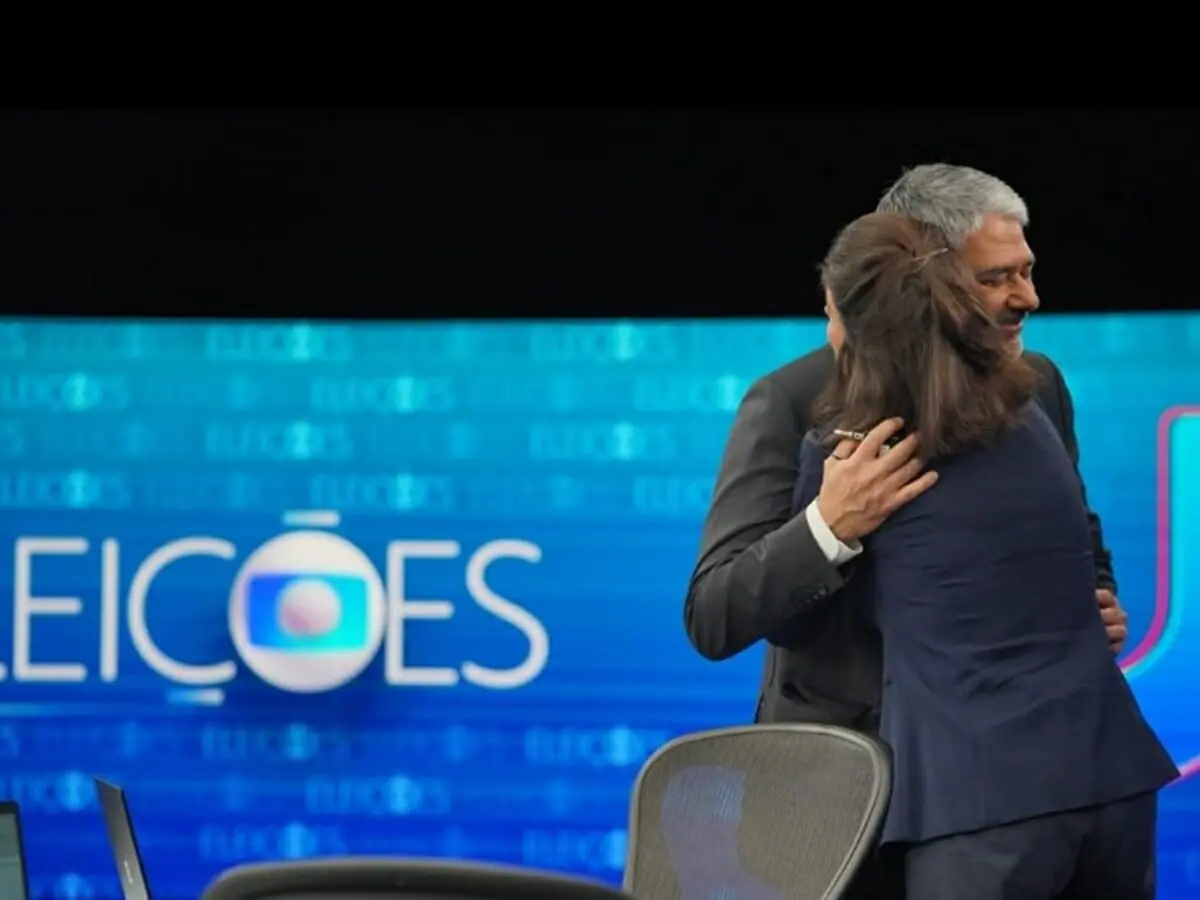 William Bonner e Renata Vasconcellos no Jornal Nacional