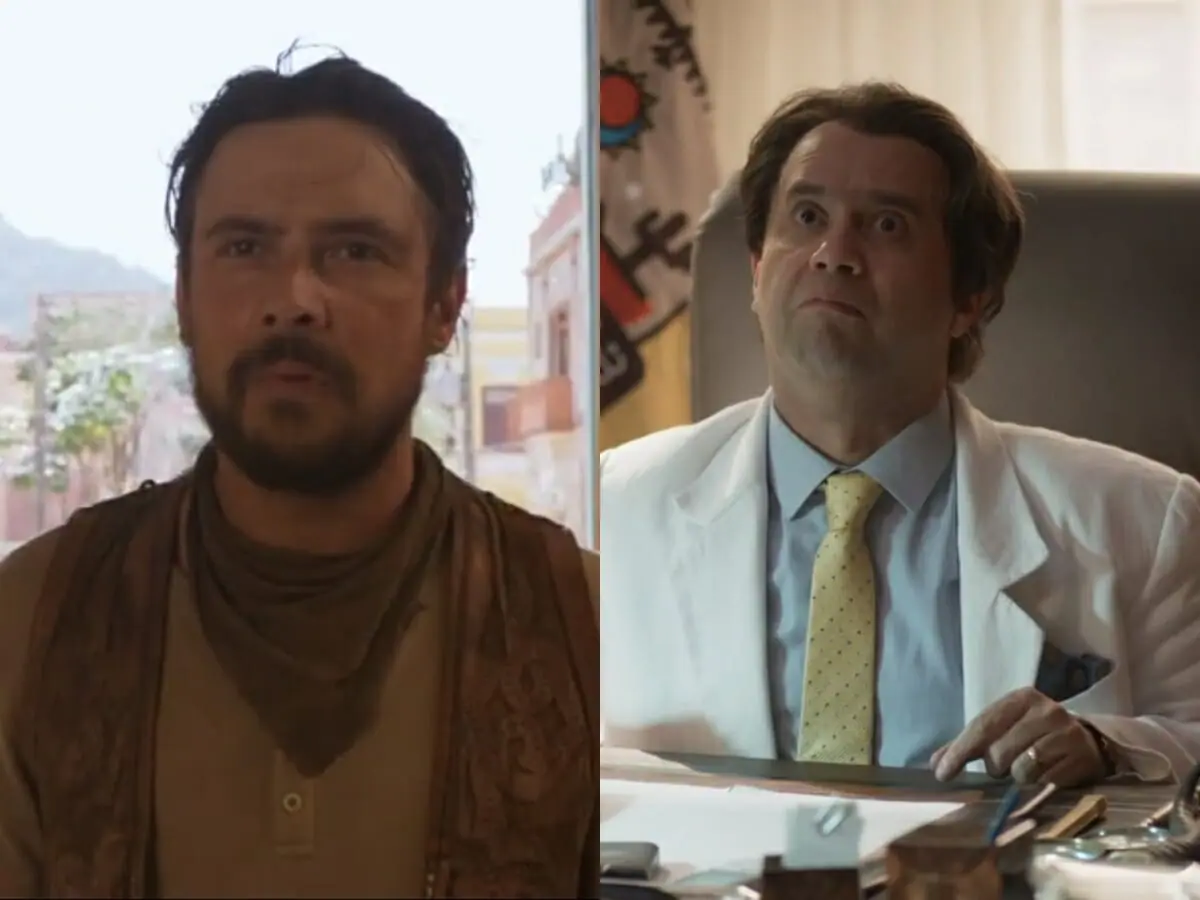 Zé Paulino (Sergio Guizé) e Sabá (Welder Rodrigues) de Mar do Sertão
