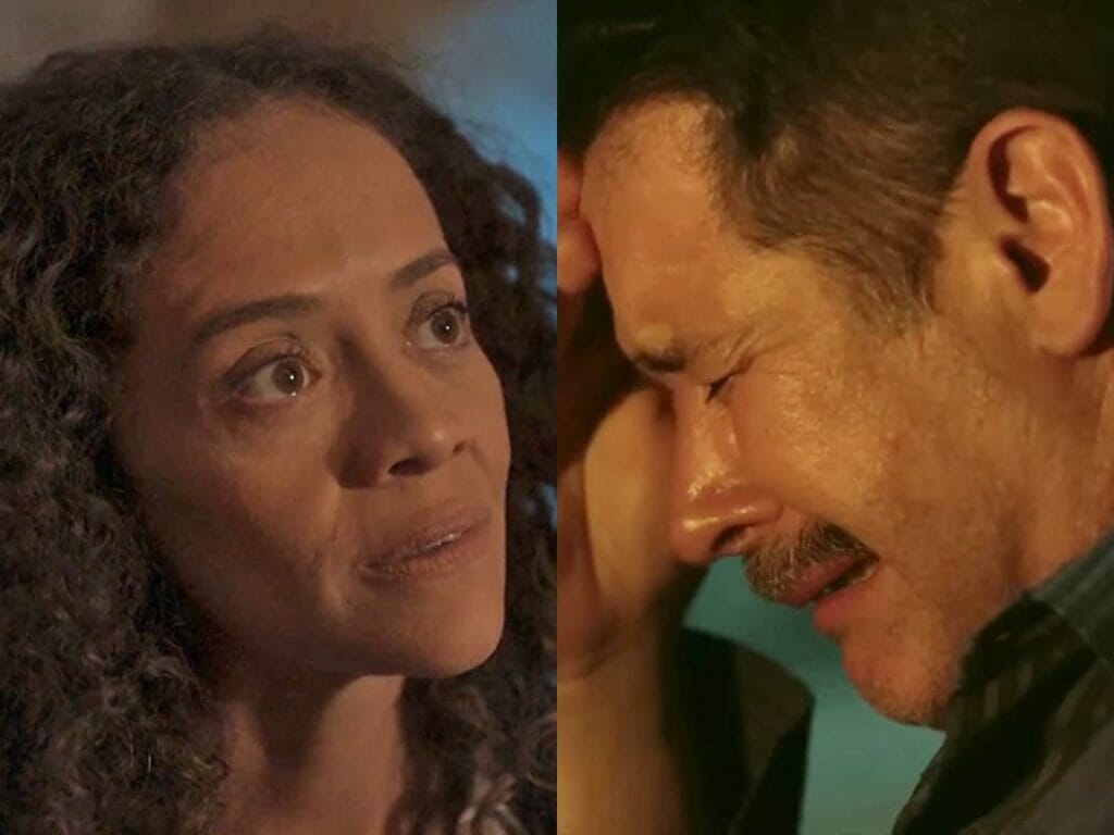 Zuleica (Aline Borges) e Tenório (Murilo Benício) de Pantanal