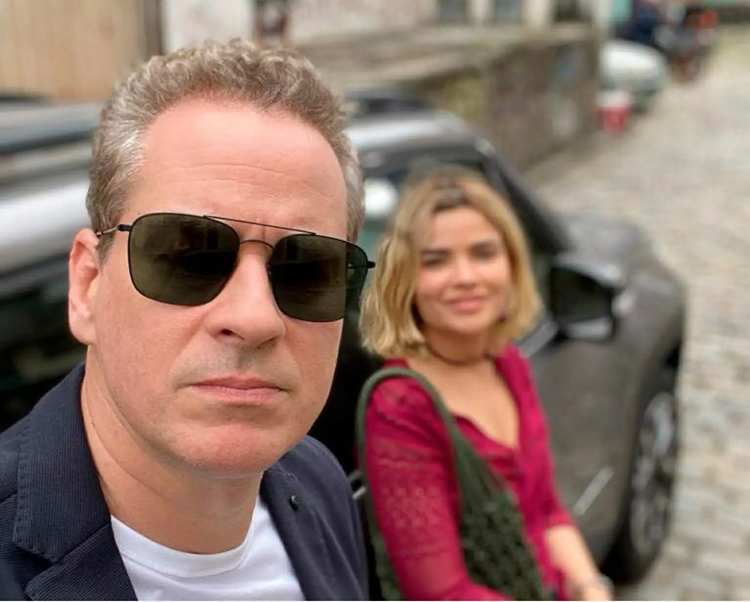 Kleber (Dan Stulbach) e Cleo (Vanessa Giácomo) em Filhas de Eva