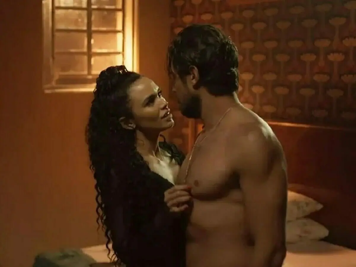 Xaviera (Giovana Cordeiro) e Zé Paulino (Sérgio Guizé) em Mar do Sertão