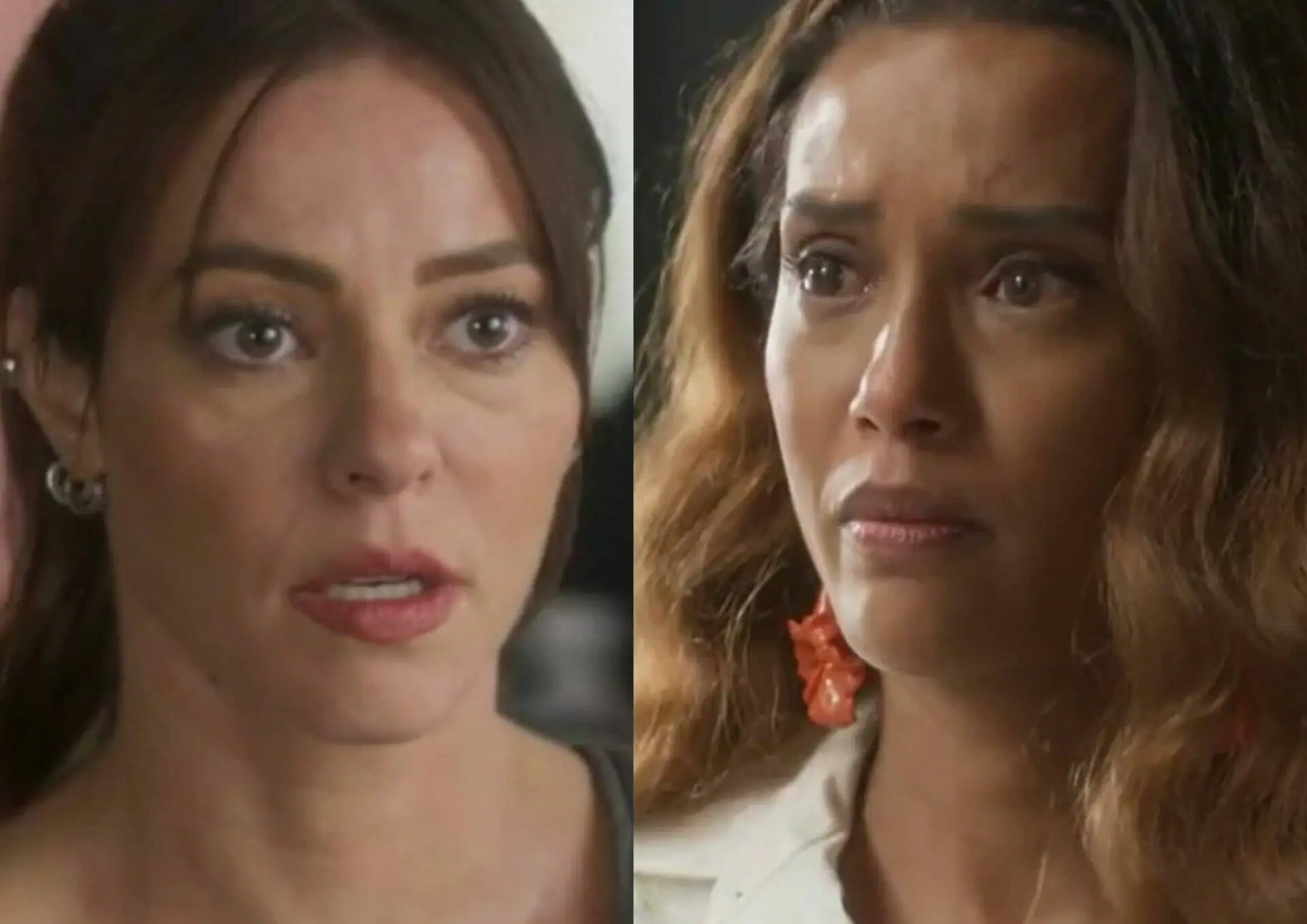 Pat (Paolla Oliveira) e Clarice (Taís Araújo) em Cara e Coragem