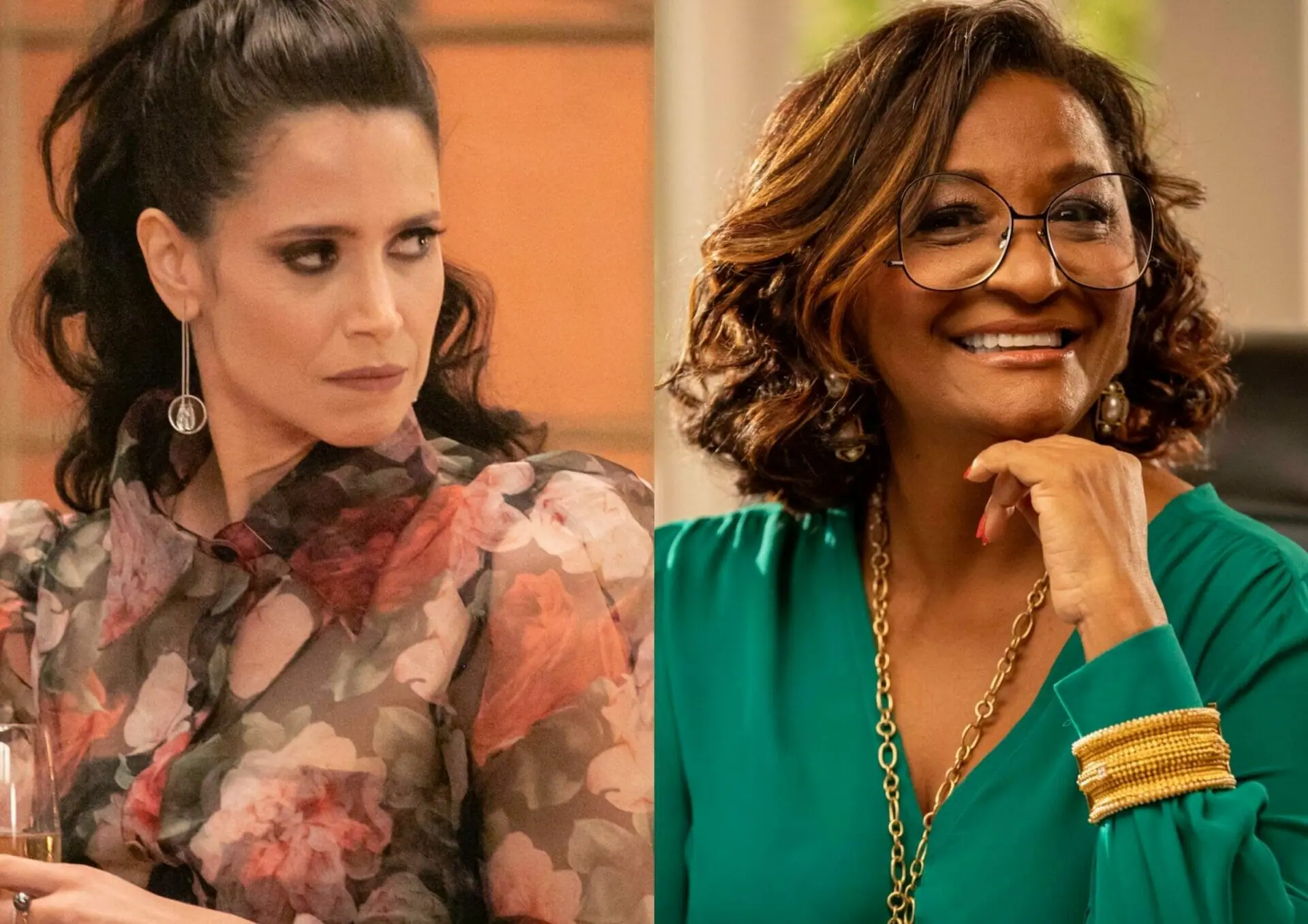 Martha (Cláudia Di Moura) e Regina (Mel Lisboa) em Cara e Coragem