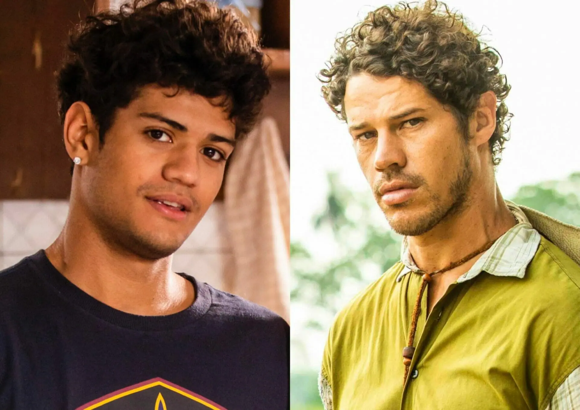Renato (Gabriel Santana) e Tadeu (Zé Loreto) em Pantanal