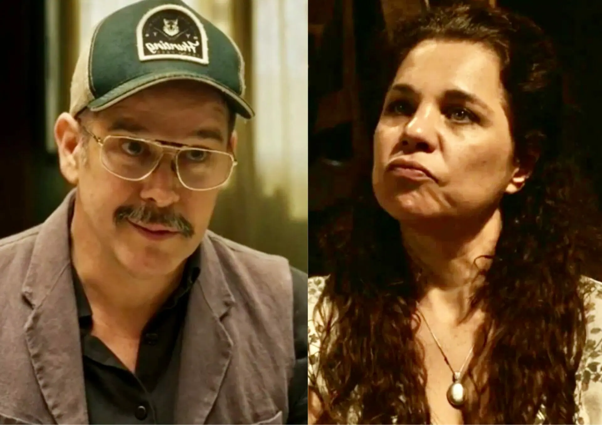 Tenório (Murilo Benício) e Maria Bruaca (Isabel Teixeira) em Pantanal