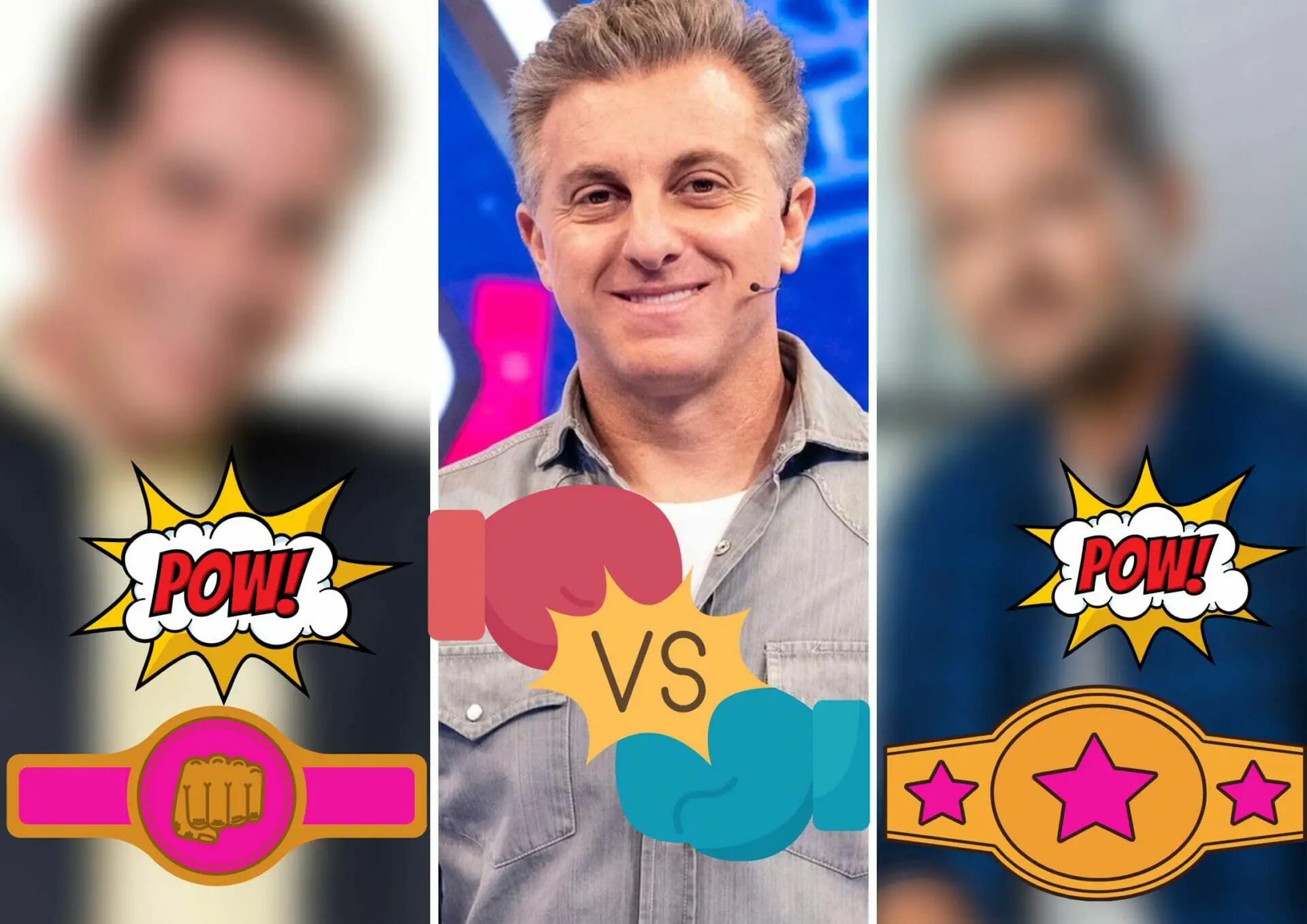 Leandro Hassum, Luciano Huck e Marcelo Serrado
