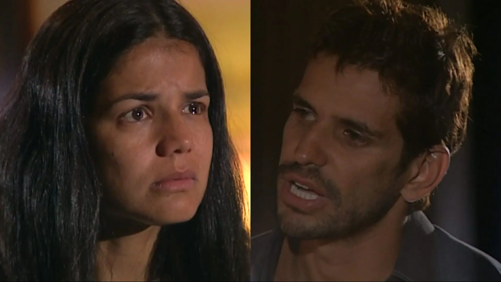 Alexandra (Nívea Stelmann) e Guto (Alexandre Barillari) de Alma Gêmea