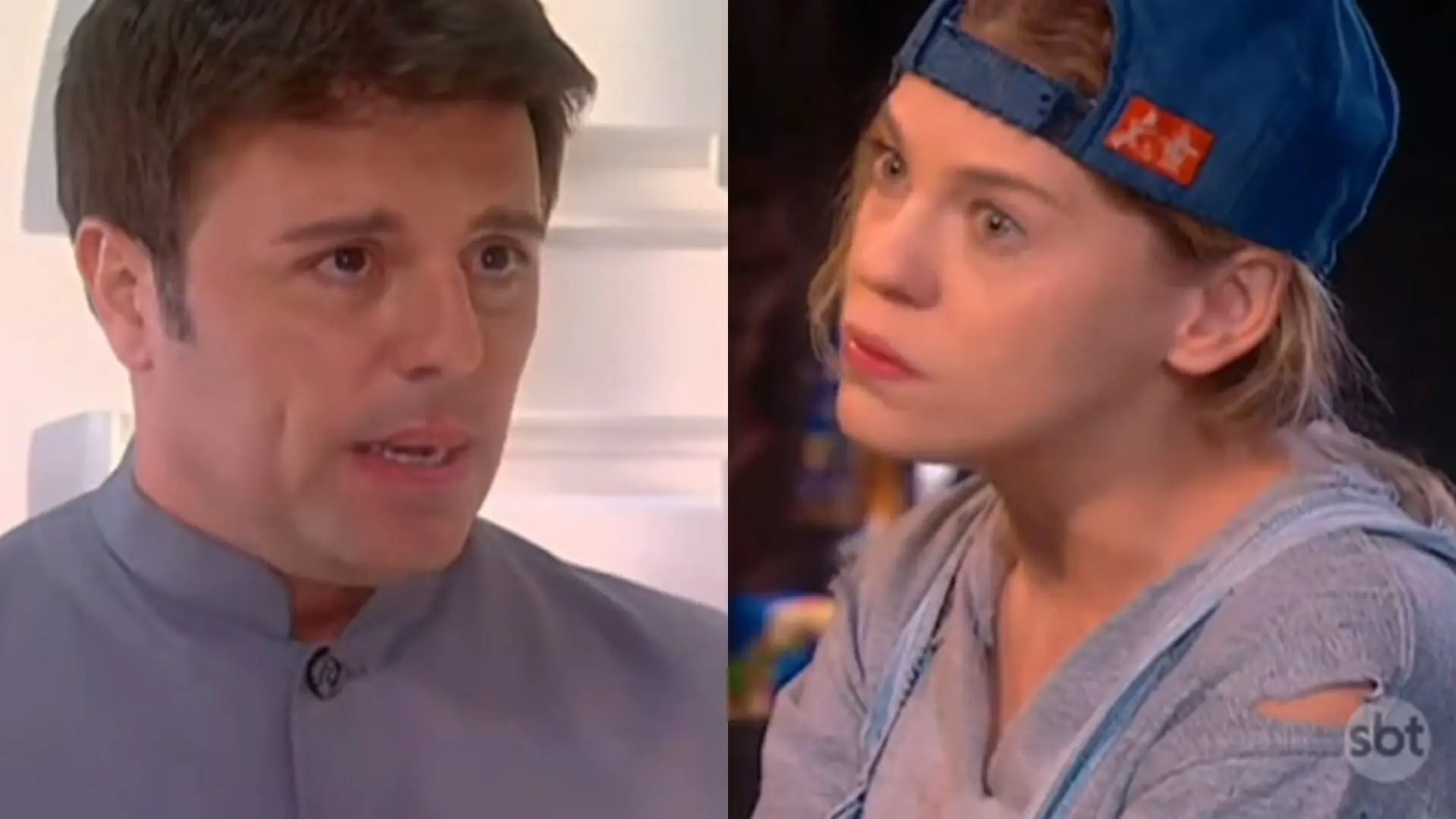 Aurélio (Ernando Tiago) e Maria (Bárbara Paz) de Maria Esperança