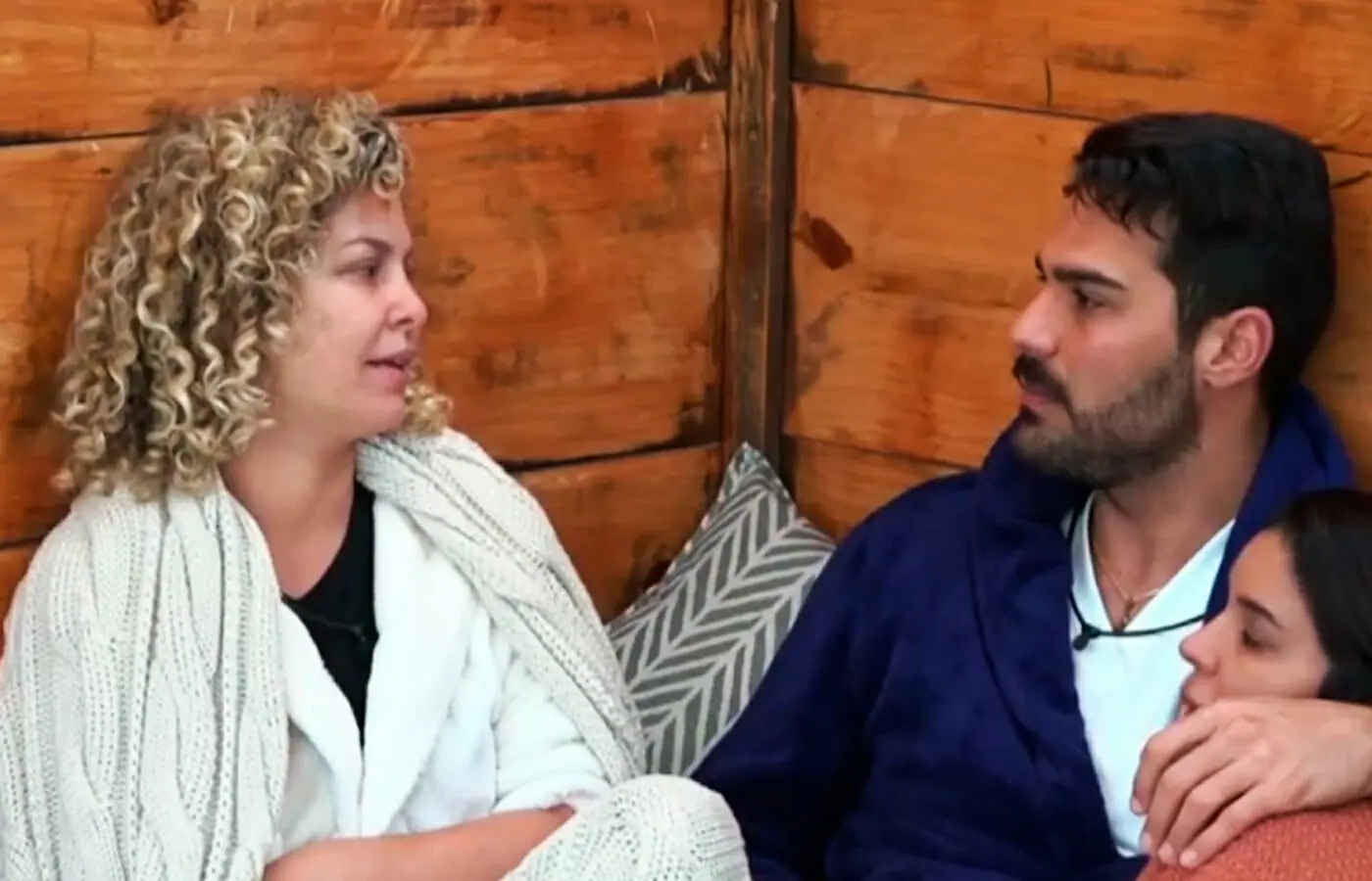 Bárbara Borges, Shayan Haghbin e Kerline Cardoso em A Fazenda 14