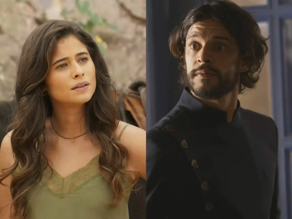 Candoca (Isadora Cruz) e Maruan (Pedro Lamim) em Mar do Sertão