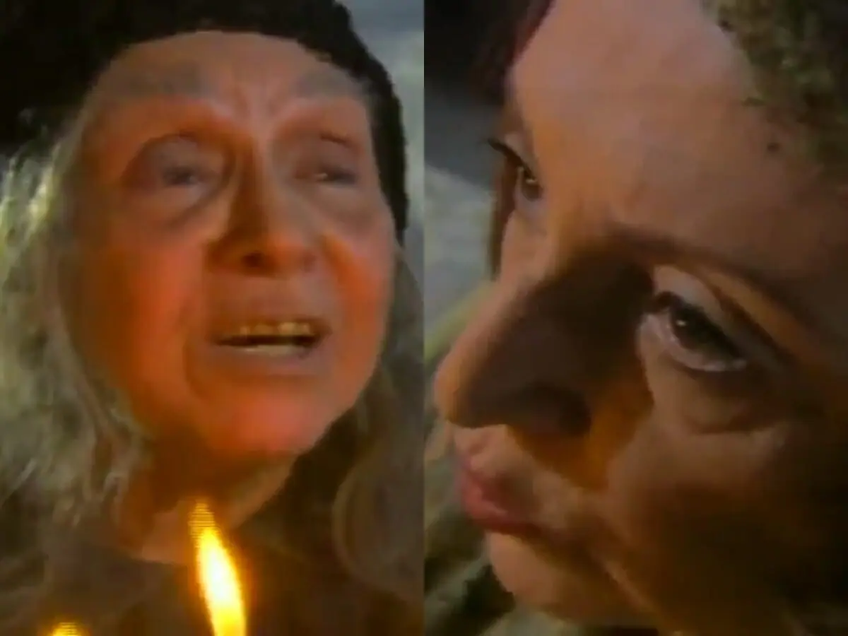Débora (Ana Lucia Torre) e curandeira de Alma Gêmea