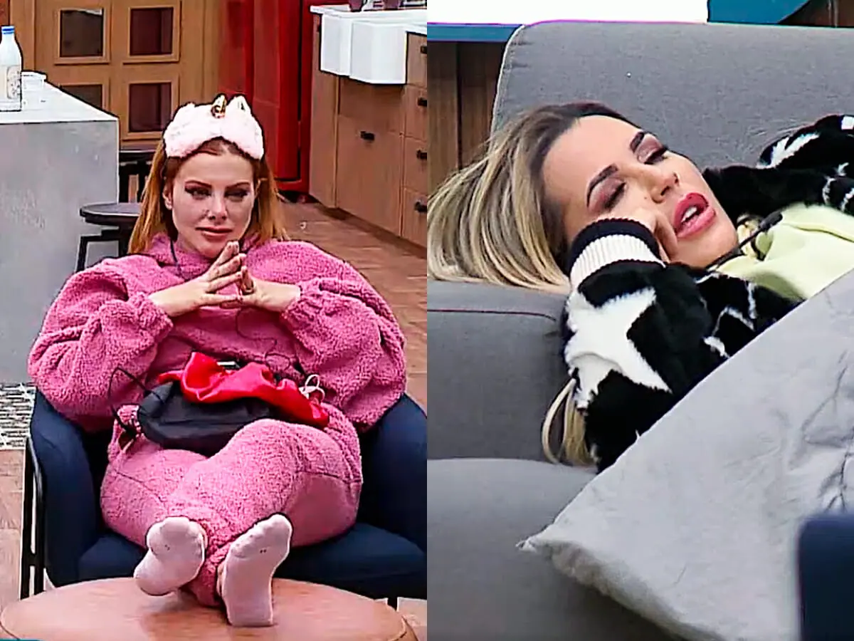 Deborah Albuquerque e Deolane Bezerra em A Fazenda 14