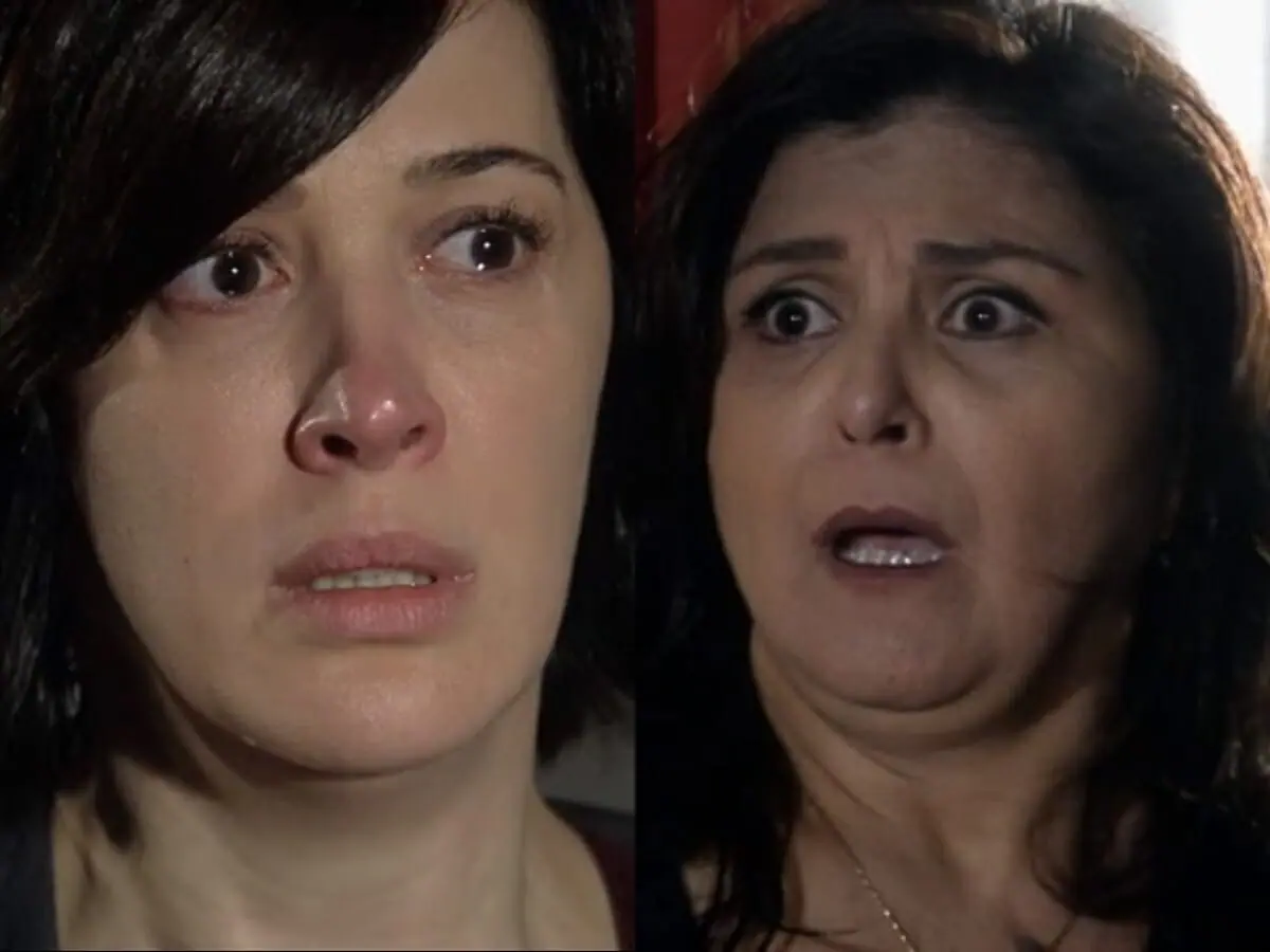 Donatela (Claudia Raia) e Cilene (Elizângela) de A Favorita