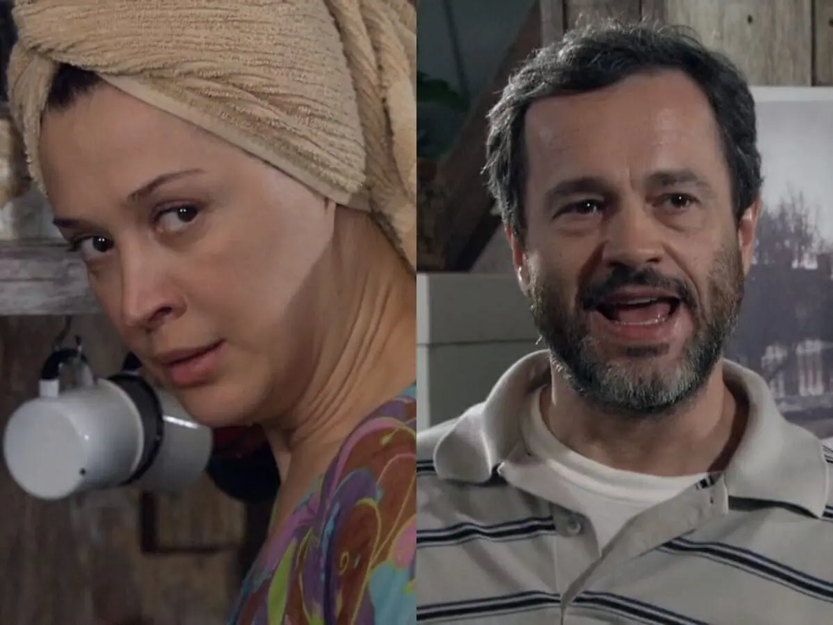 Donatela (Claudia Raia) e Elias (Leonardo Medeiros) de A Favorita