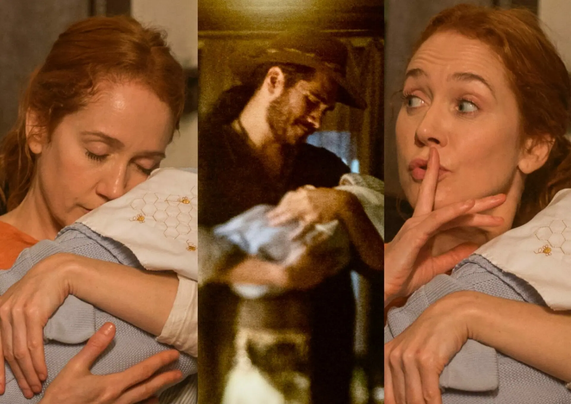 Trindade (Gabriel Sater) e Irma (Camila Morgado) em Pantanal