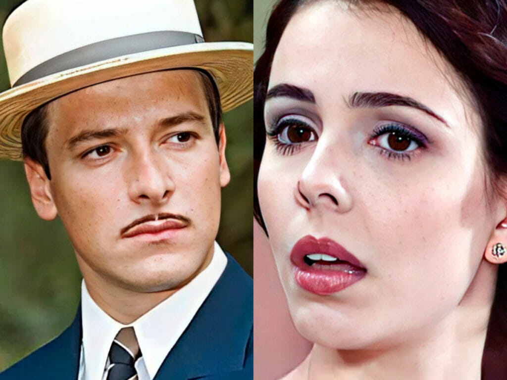 Heitor e Candoca em O Cravo e a Rosa