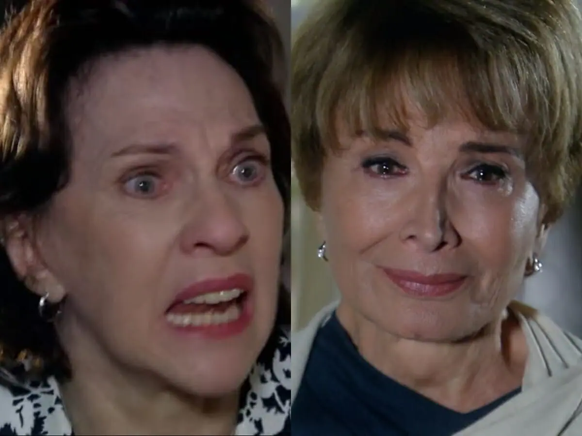 Iolanda (Suzana Faini) e Irene (Glória Menezes) de A Favorita